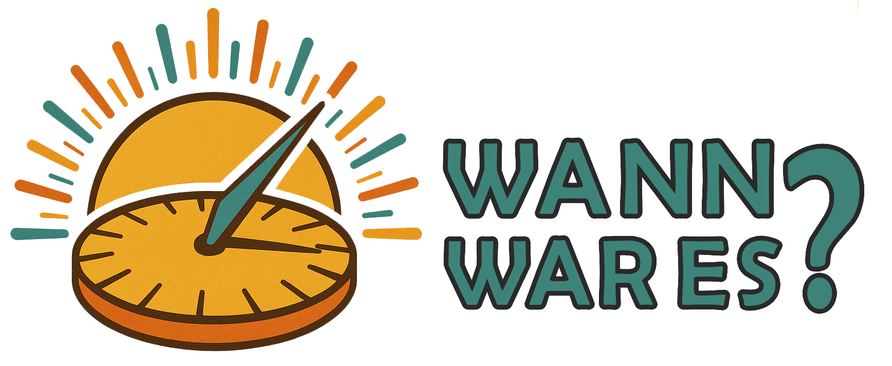 Logo Wann war es?